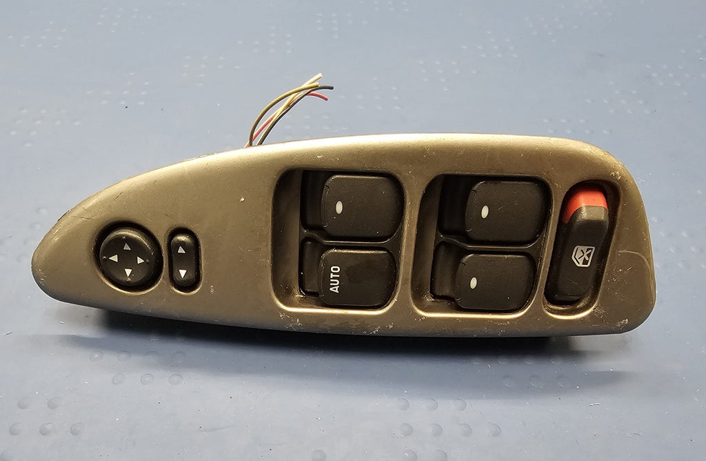 04-07 MALIBU LEFT DRIVER MASTER POWER WINDOW DOOR CONTROL SWITCH ASSEMBLY SILVER