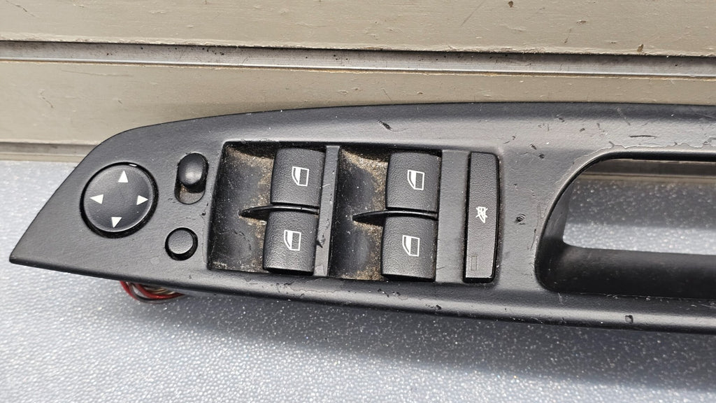 🔥07-14 BMW X5 X6 Front Left Driver Master Power Window Switch Control Black OEM
