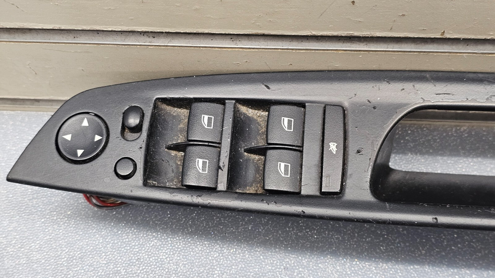 🔥07-14 BMW X5 X6 Front Left Driver Master Power Window Switch Control Black OEM
