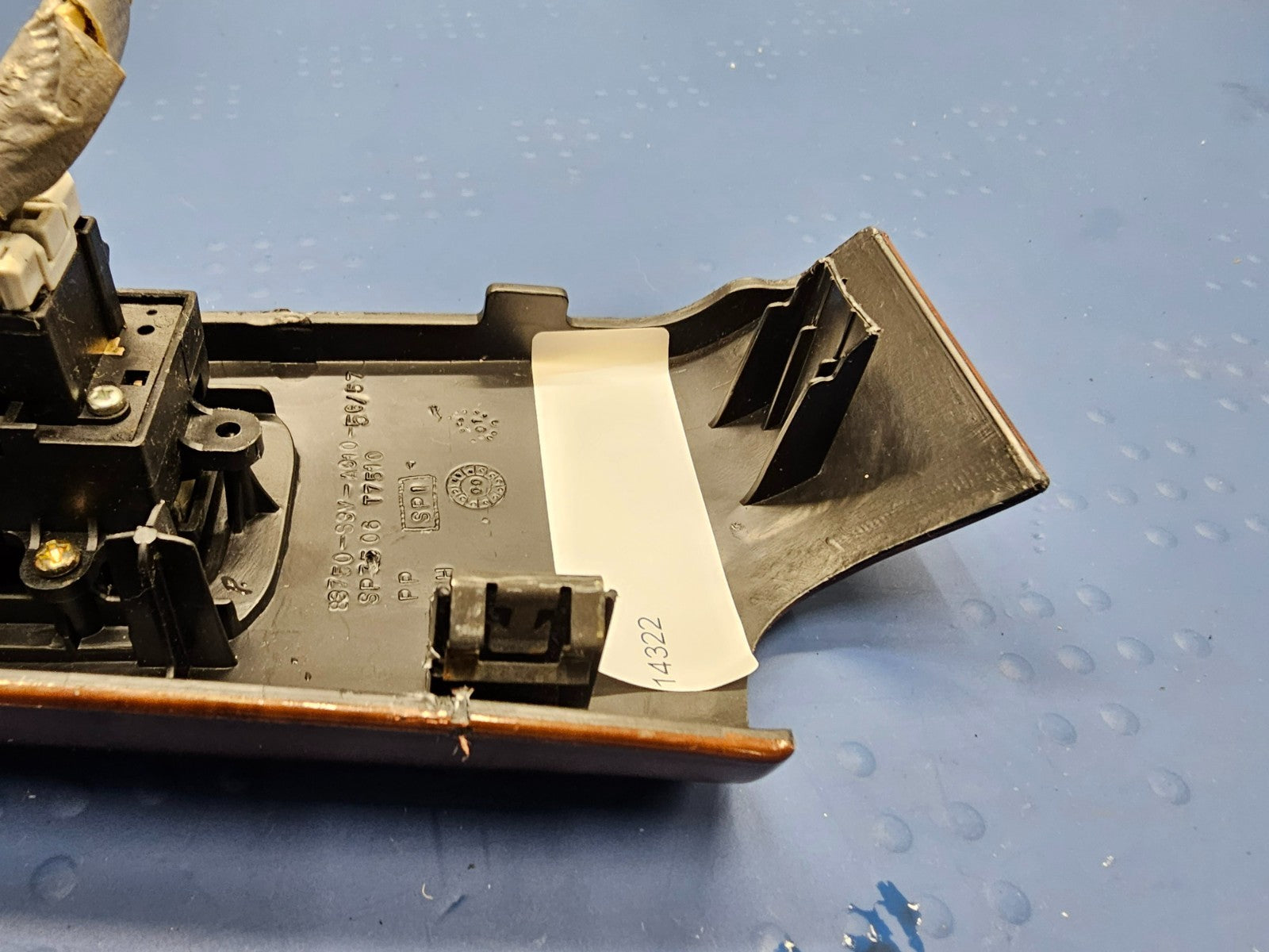 🔥01-06 ACURA MDX REAR LEFT DRIVER POWER DOOR WINDOW SWITCH ASSEMBLY WOOD OEM