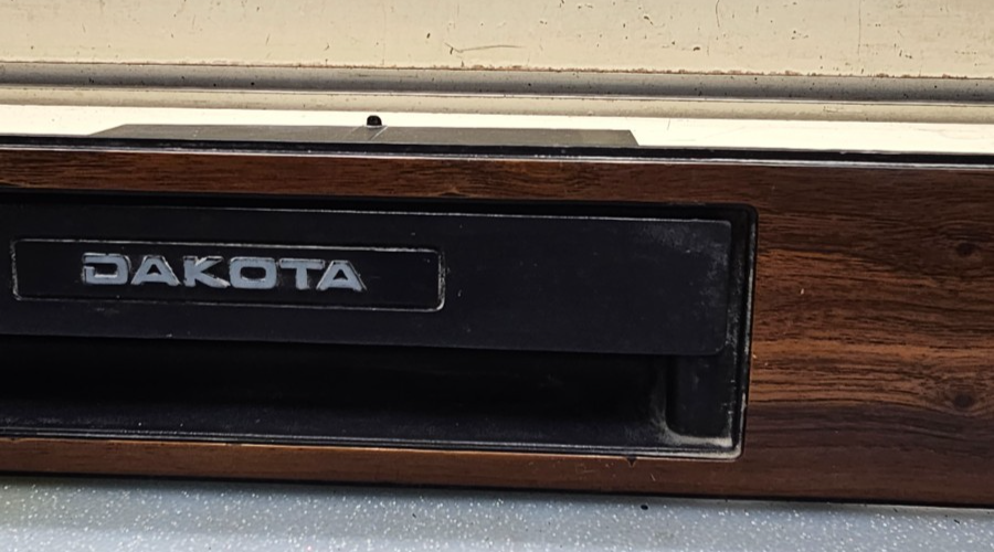 🔥87-96 Dodge Dakota Dash Slide Out Cup Holder & Bezel W/Vent Trim Woodgrain OEM