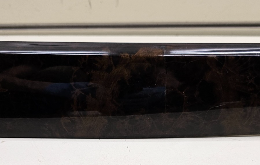 06-13 BMW E90 E92 FRONT RIGHT PASSENGER DASH TRIM PANEL VENT WALNUT WOODGRAIN