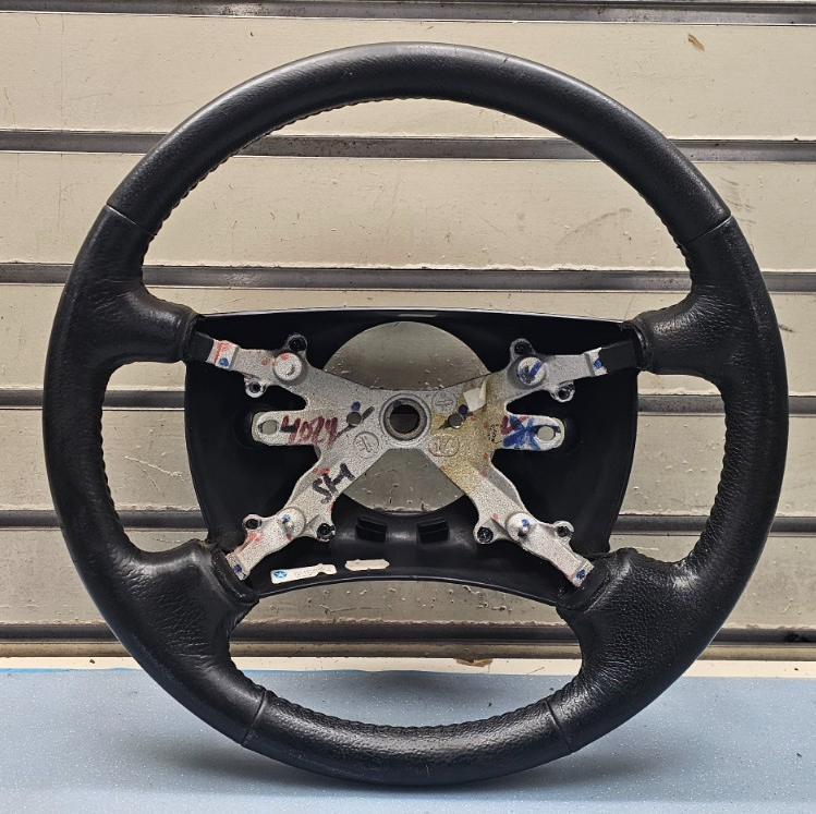 🔥98-01 Dodge Ram 1500 2500 3500 DAKOTA DURANGO Steering Wheel Leaher Black OEM