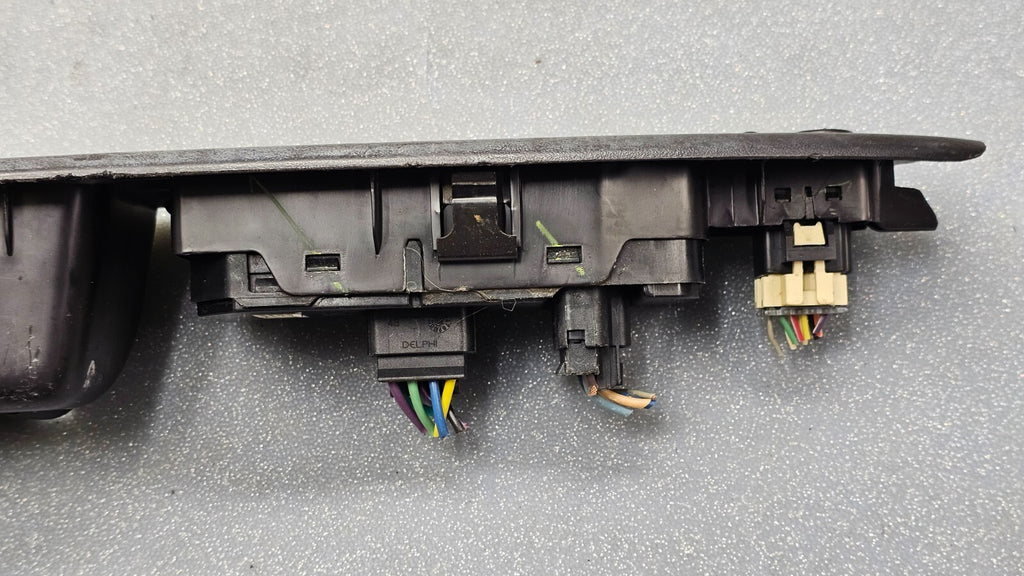 🔥09-16 CHEVY IMPALA LEFT DRIVER MASTER POWER DOOR WINDOW SWITCH BEZEL BLACK