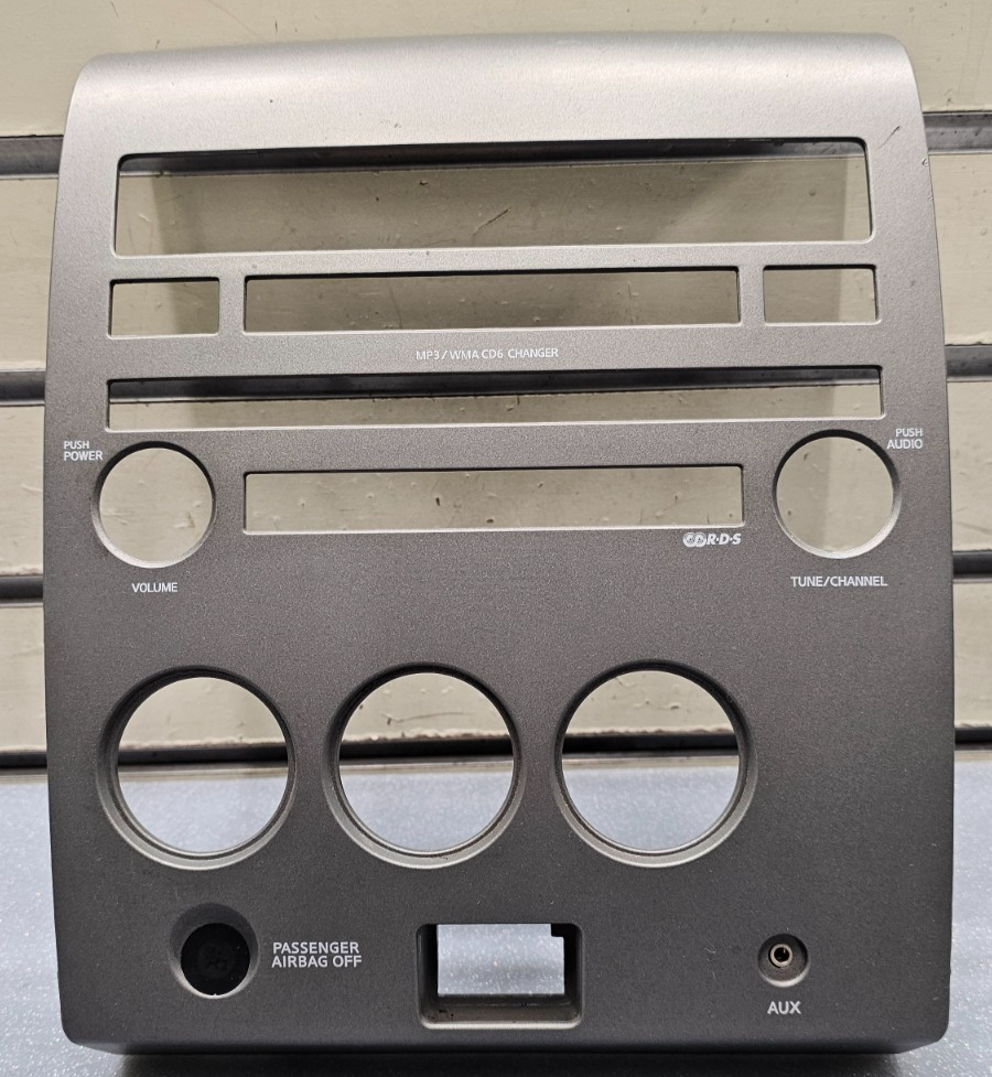 🔥04-07 ARMADA TITAN STEREO RADIO DASH PANEL TRIM CLIMATE CONTROL BEZEL SILVER