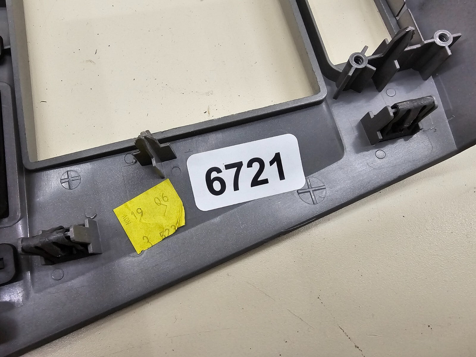 🔥07-10 Chrysler Sebring Center Dash Radio Bezel Surround Trim Panel SILVER OEM