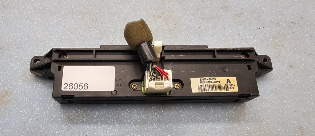 🔥02-06 Toyota Camry Digital Clock Time Display Right Passenger Assembly Black