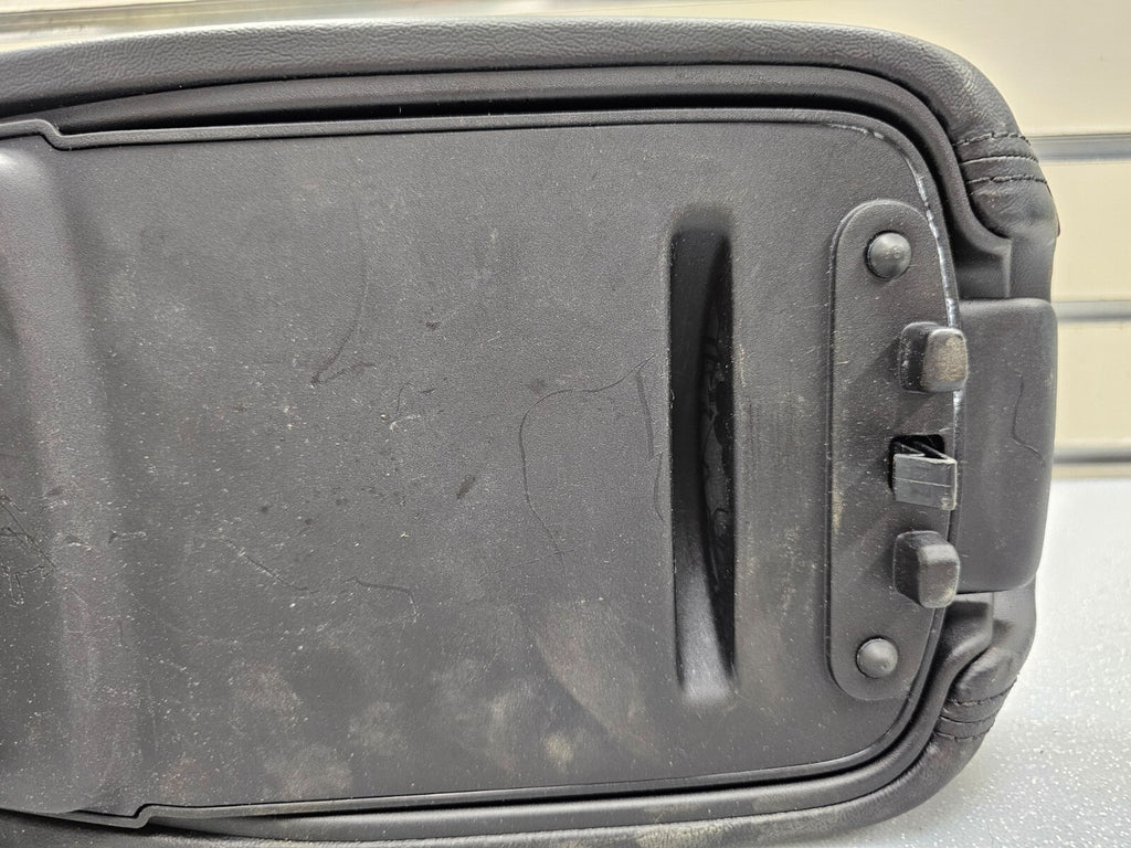 🔥13-16 DODGE DART CENTER CONSOLE ARM REST LID LEATHER BLACK TOP PAD COVER BLACK