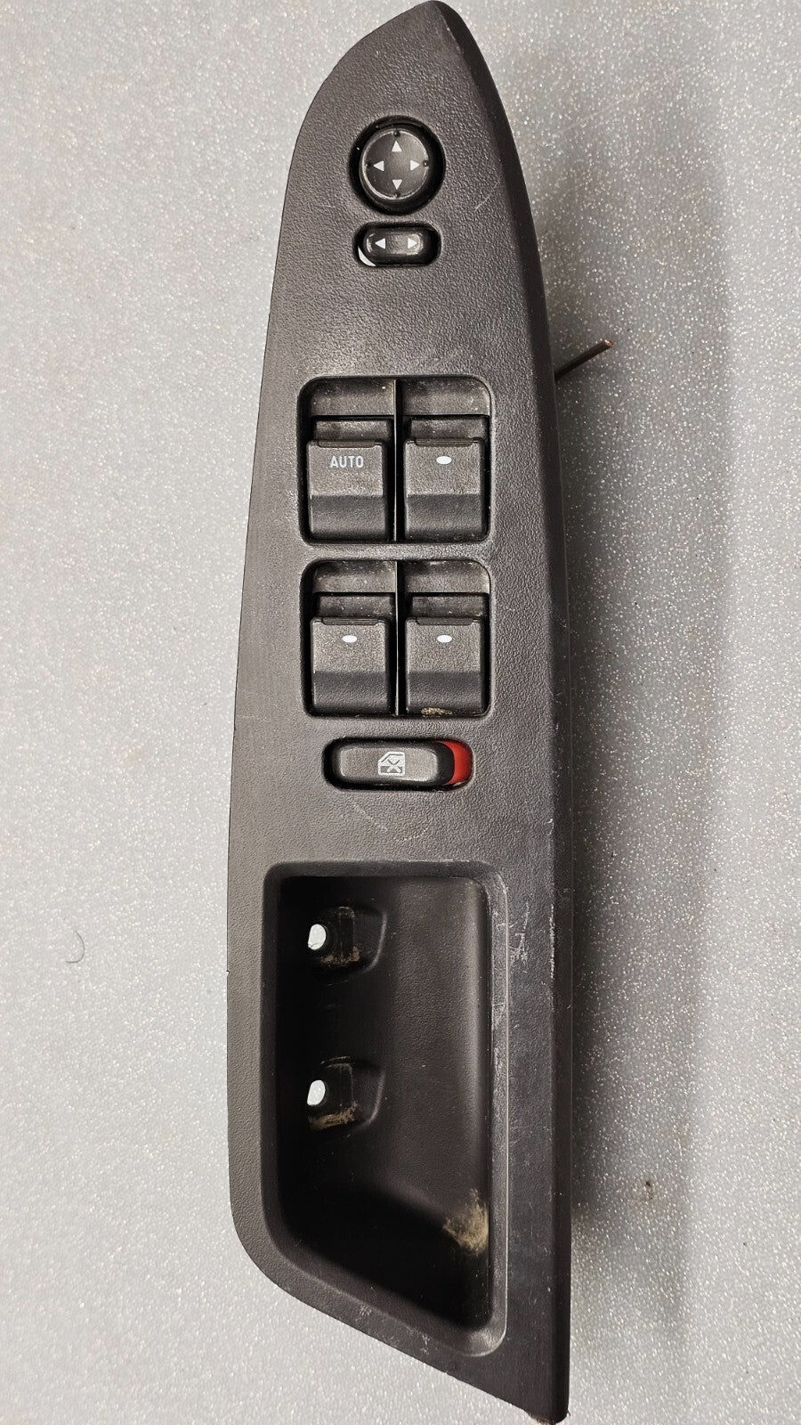 🔥09-16 CHEVY IMPALA LEFT DRIVER MASTER POWER DOOR WINDOW SWITCH BEZEL BLACK
