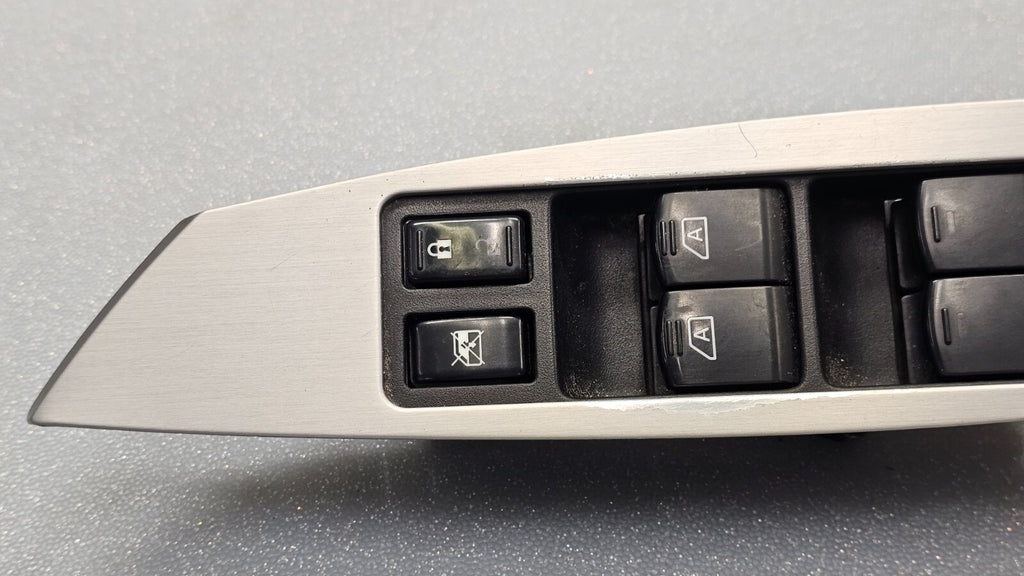 🔥03-07 NISSAN MURANO LEFT DRIVER MASTER LOCK WINDOW DOOR MIRROR SWITCH SILVER