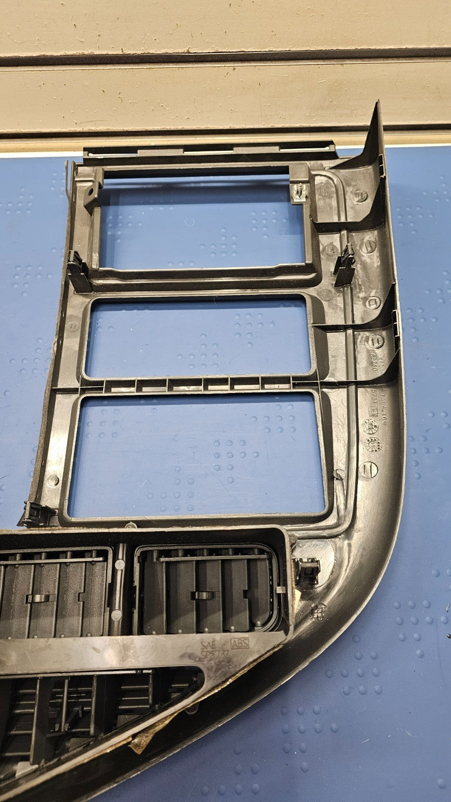 🔥99-02 NISSAN QUEST CENTER DASH RADIO CLIMATE CONTROL TRIM COVER PANEL SILVER