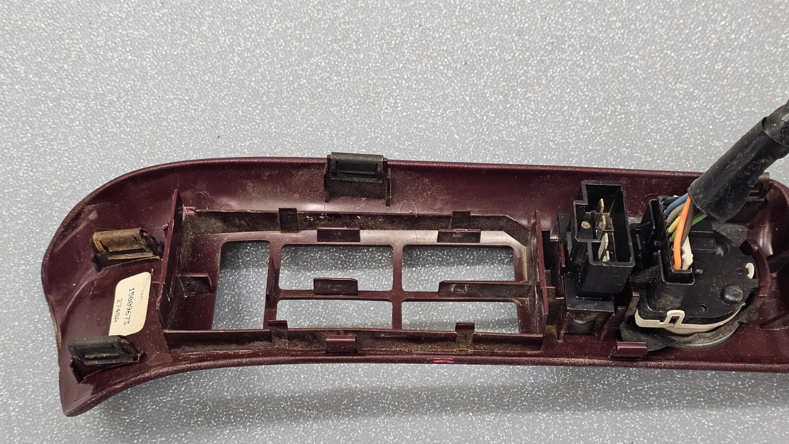 🔥95-99 Chevy CK TAHOE YUKON Left Driver Master Power Window Door Switch Red WS2