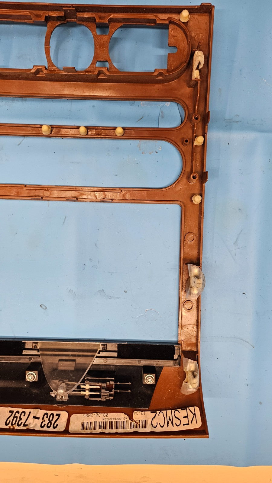 🔥04-08 Ford F150 Dash AM FM Radio Stereo Display Climate Bezel Trim Panel Wood