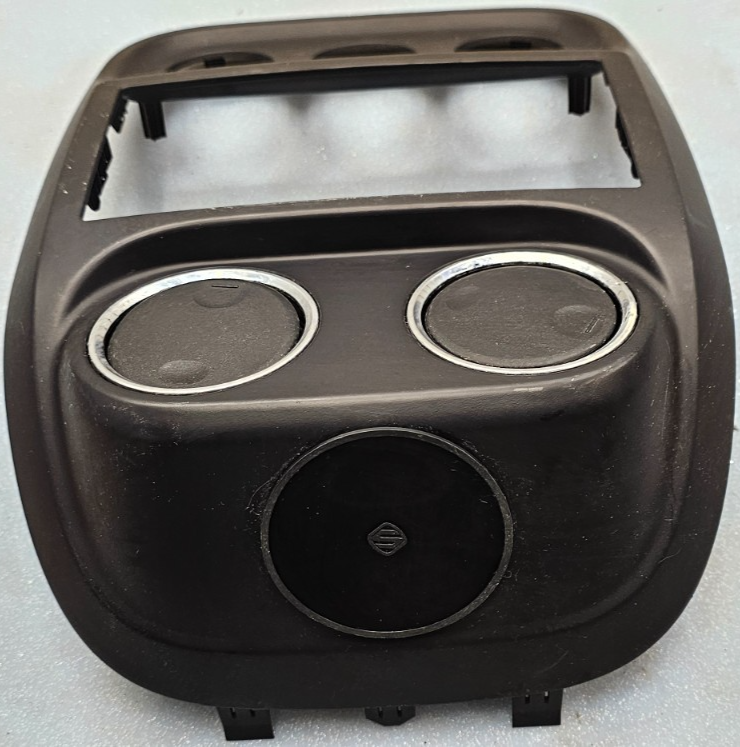 🔥10-16 Jeep Compass Patriot Center Dash Radio Climate Trim Bezel Panel BLACK