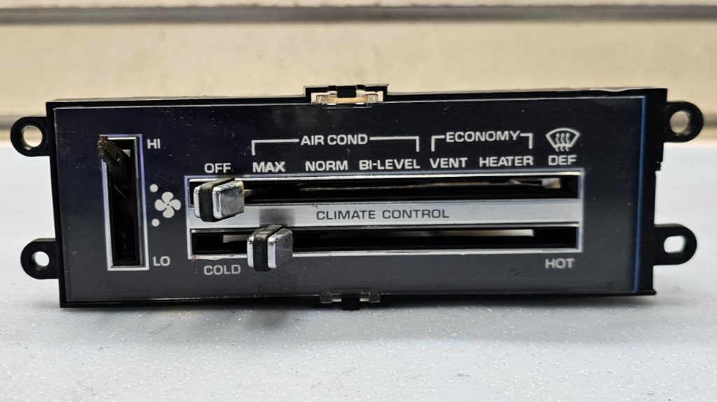 🔥84-85 BUICK RIVIERA Dash AC A/C HVAC Temperature Climate Heater Control Black