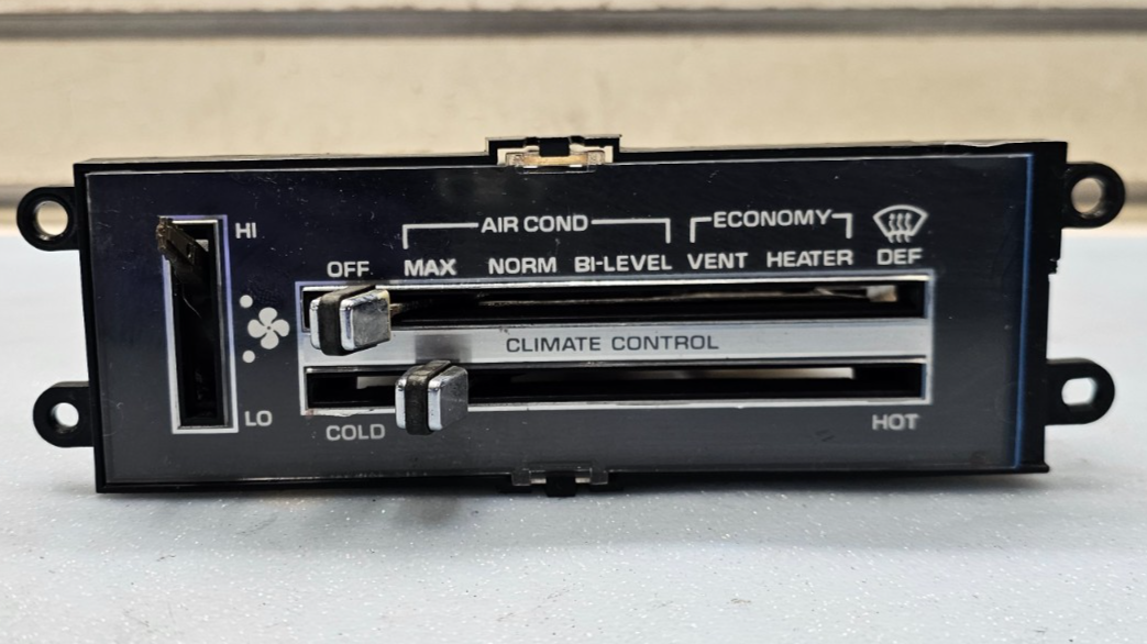 🔥84-85 BUICK RIVIERA Dash AC A/C HVAC Temperature Climate Heater Control Black