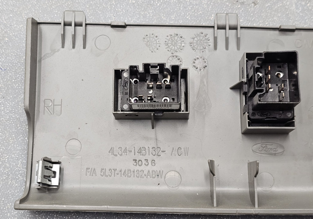 🔥04-08Ford F150 Crown Victoria Right Passenger Window 2 Door Switch TAN WS24