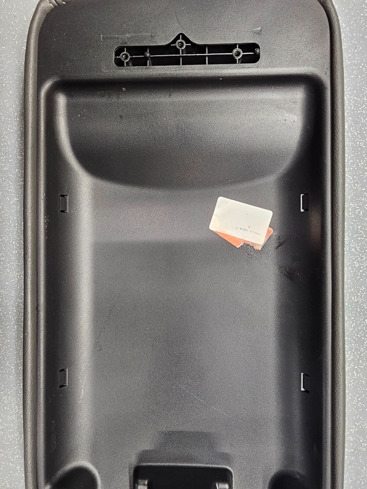 08-09 Sable Taurus Front Floor Center Console Armrest Lid Storage Assembly Black