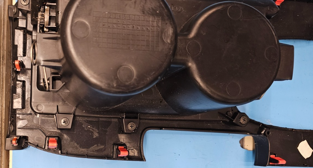 🔥08-12 Honda Accord Center Console Shifter Bezel Trim Cup Holder Black OEM