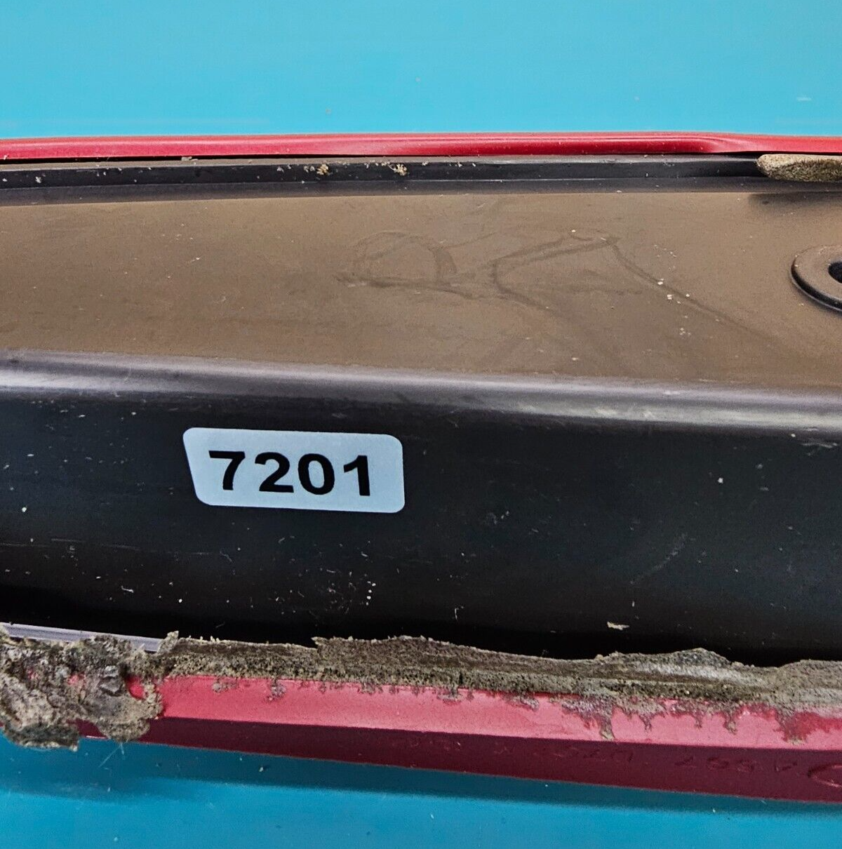 🔥92-96 Ford F150 F250 BRONCO RIGHT PASSENGER Door Panel ARMREST PULL HANDLE RED