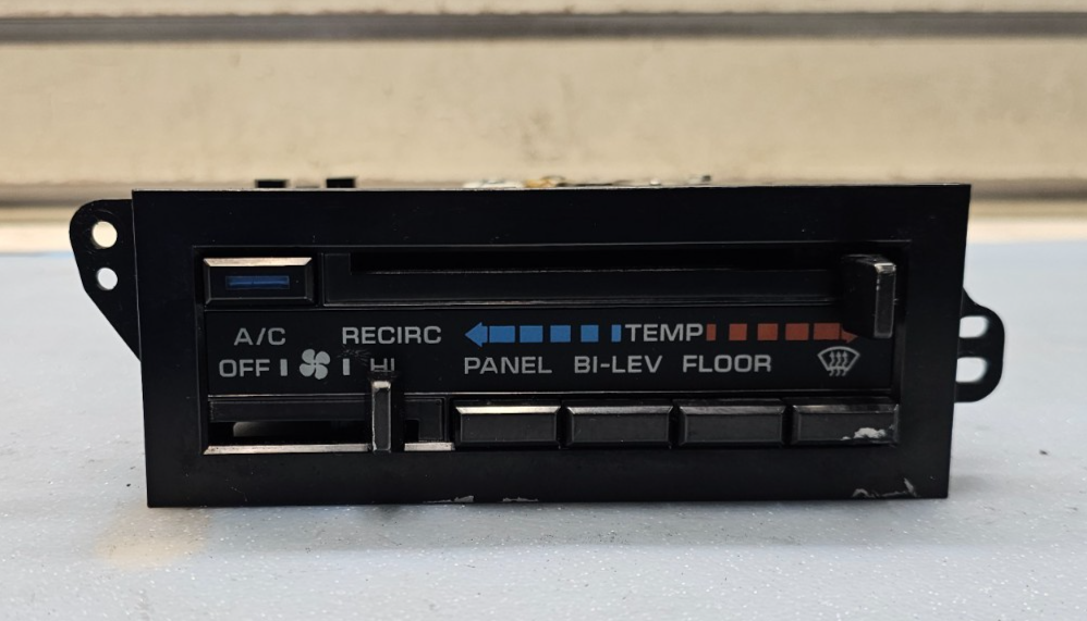 🔥86-91 Chrysler LeBaron Sedan HVAC Heater A/C AC Temperature Control Unit Black