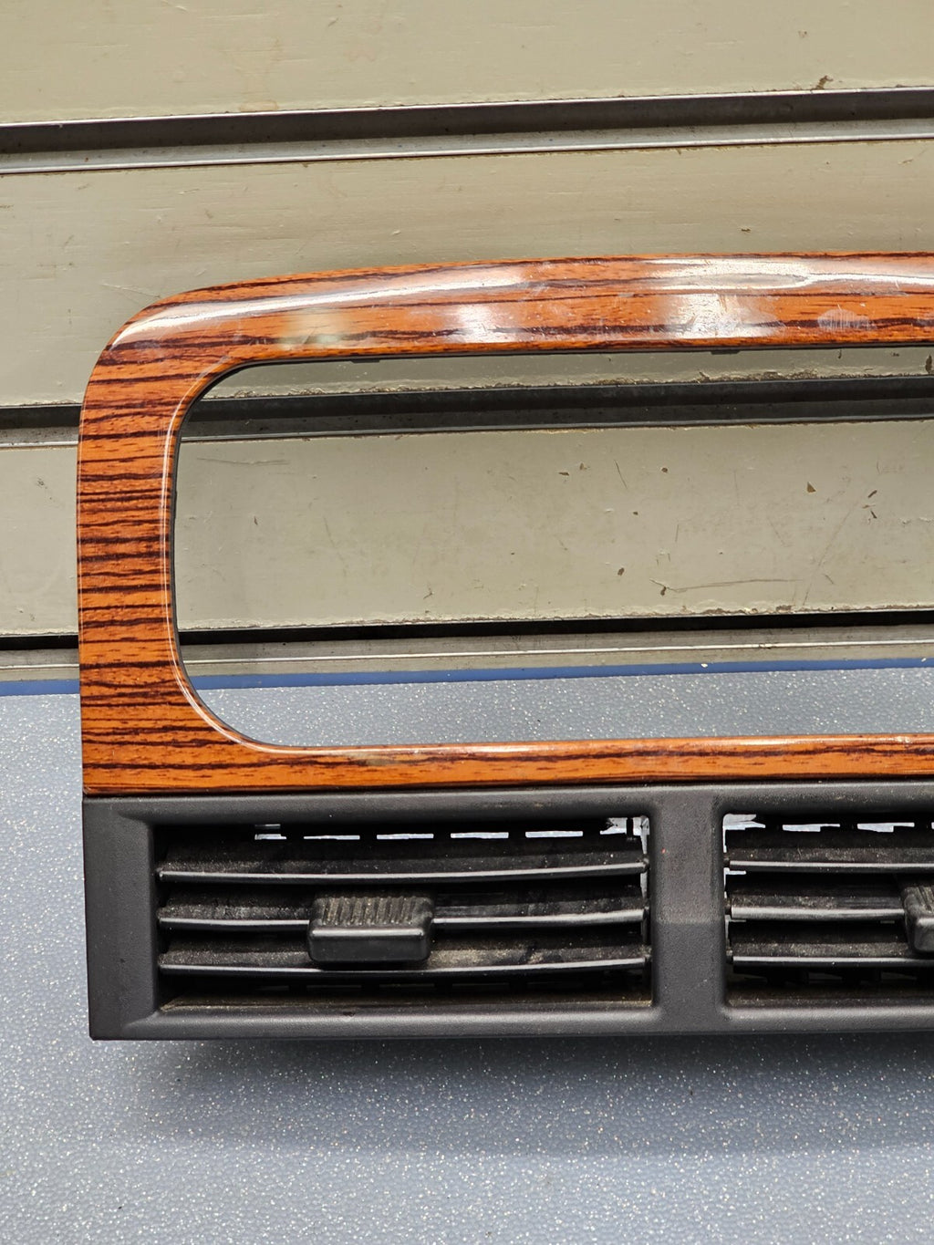 🔥99-04 Jeep Grand Cherokee Center Dash RADIO Bezel A/C Air Vent Trim Panel Wood