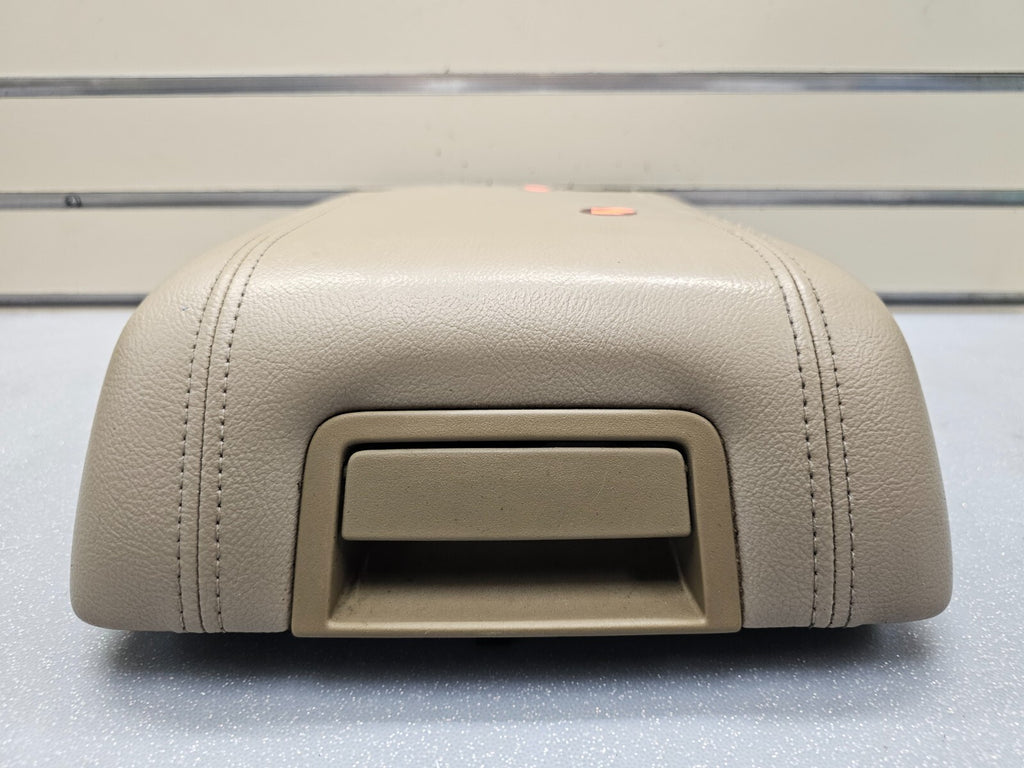 🔥04-08 FORD F150 LARIAT FLOOR CENTER CONSOLE COLUMN SHIFT ARM REST LID TOP TAN