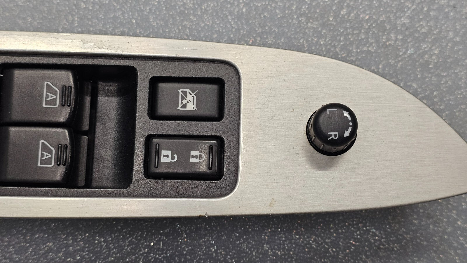 🔥09-14 MURANO LEFT DRIVER MASTER LOCK ELECTRIC WINDOW MIRROR SWITCH SILVER OEM