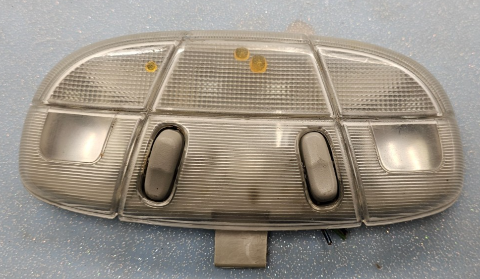 🔥06-10 FORD F150 F250 F350 FUSION OVERHEAD ROOF LIGHT LAMP DOME SWITCH GRAY