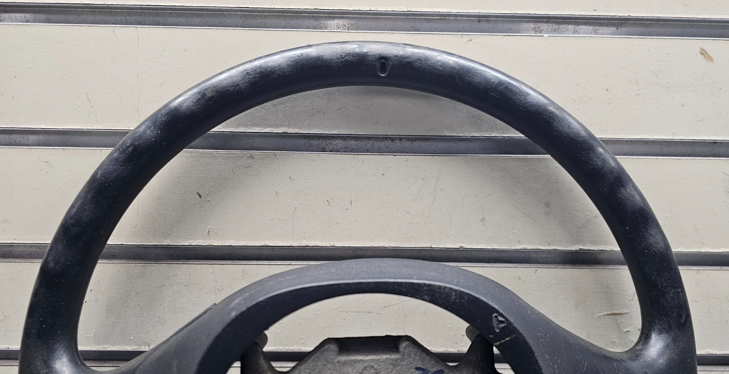 🔥97-03 Ford F150 F250 Expedition Leather Steering Wheel Cruise Cover Black OEM