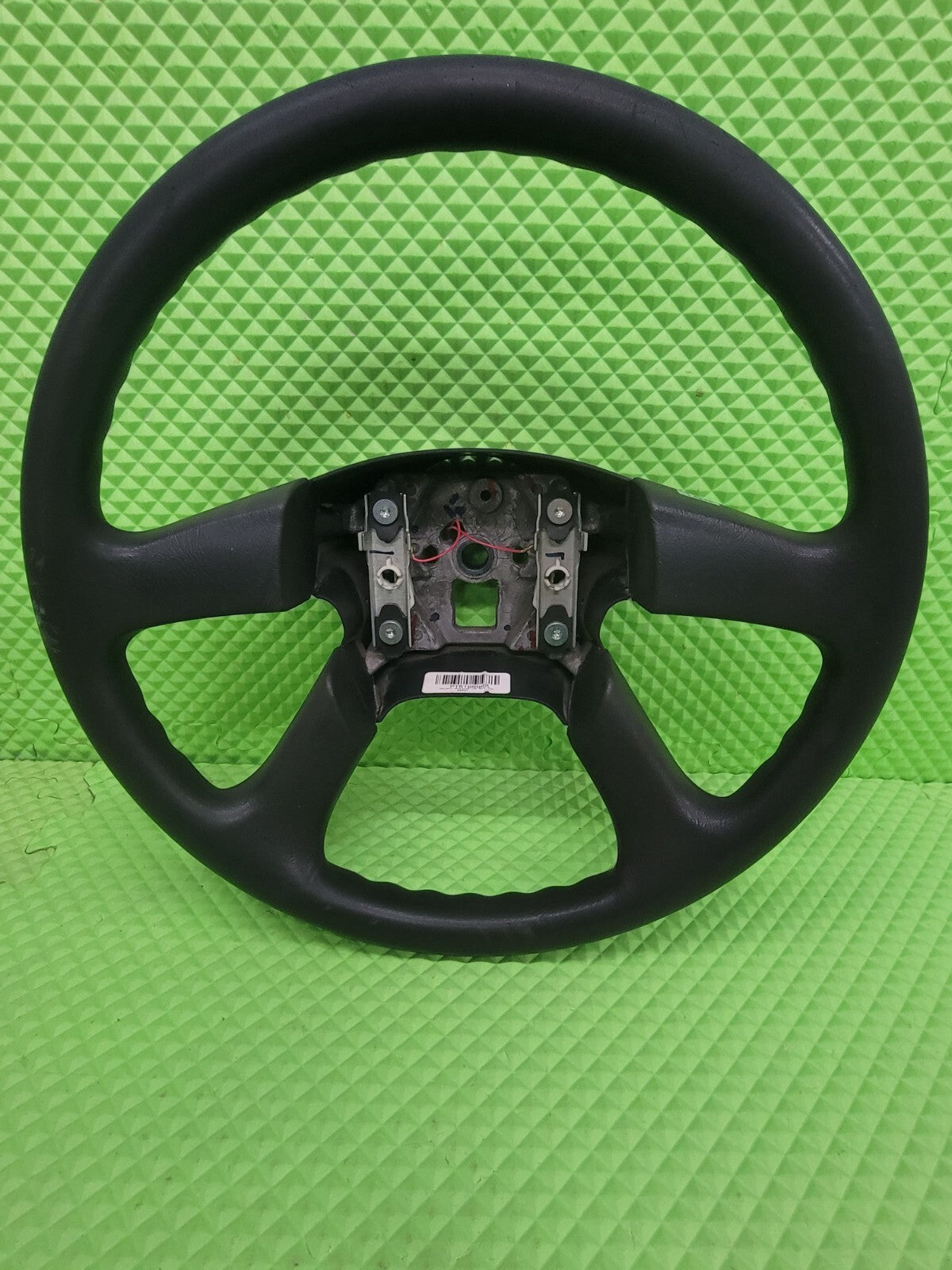 🔥03-06 SILVERADO SIERRA YUKON TAHOE SUBURBAN STEERING WHEEL LEATHER BLACK
