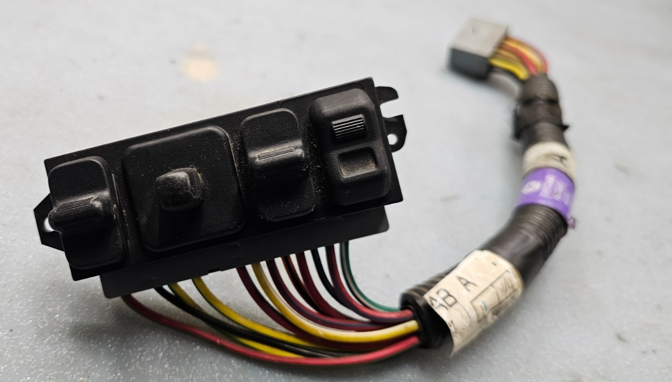 🔥97-05 DODGE RAM GRAND CHEROKEE POWER SEAT SWITCH TRUCK SUV ASSEMBLY BLACK