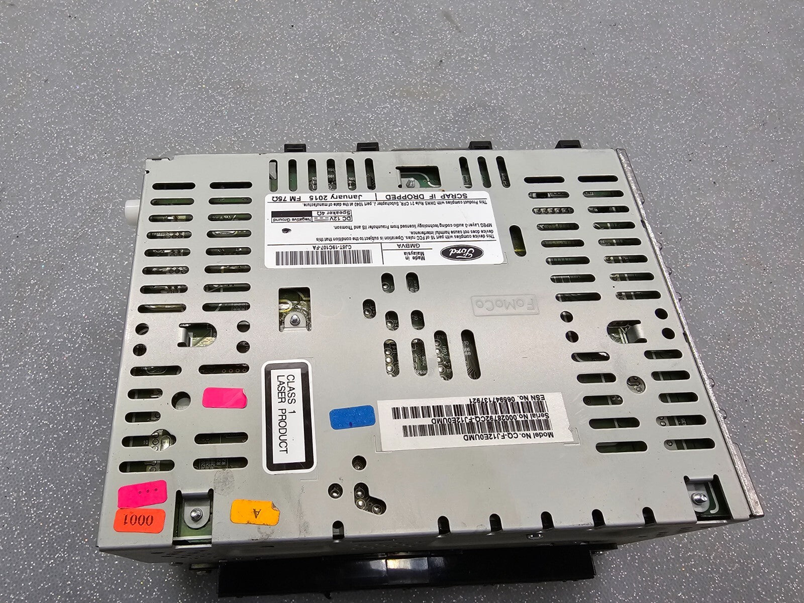 🔥13 - 15 Ford Escape OEM Single CD AM FM MP3 Radio Block/FE