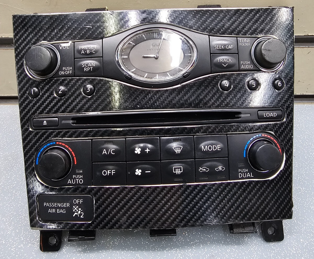 🔥07-13 Infiniti G35 G37 Dash AC Heater Temperature Climate Control Radio Audio