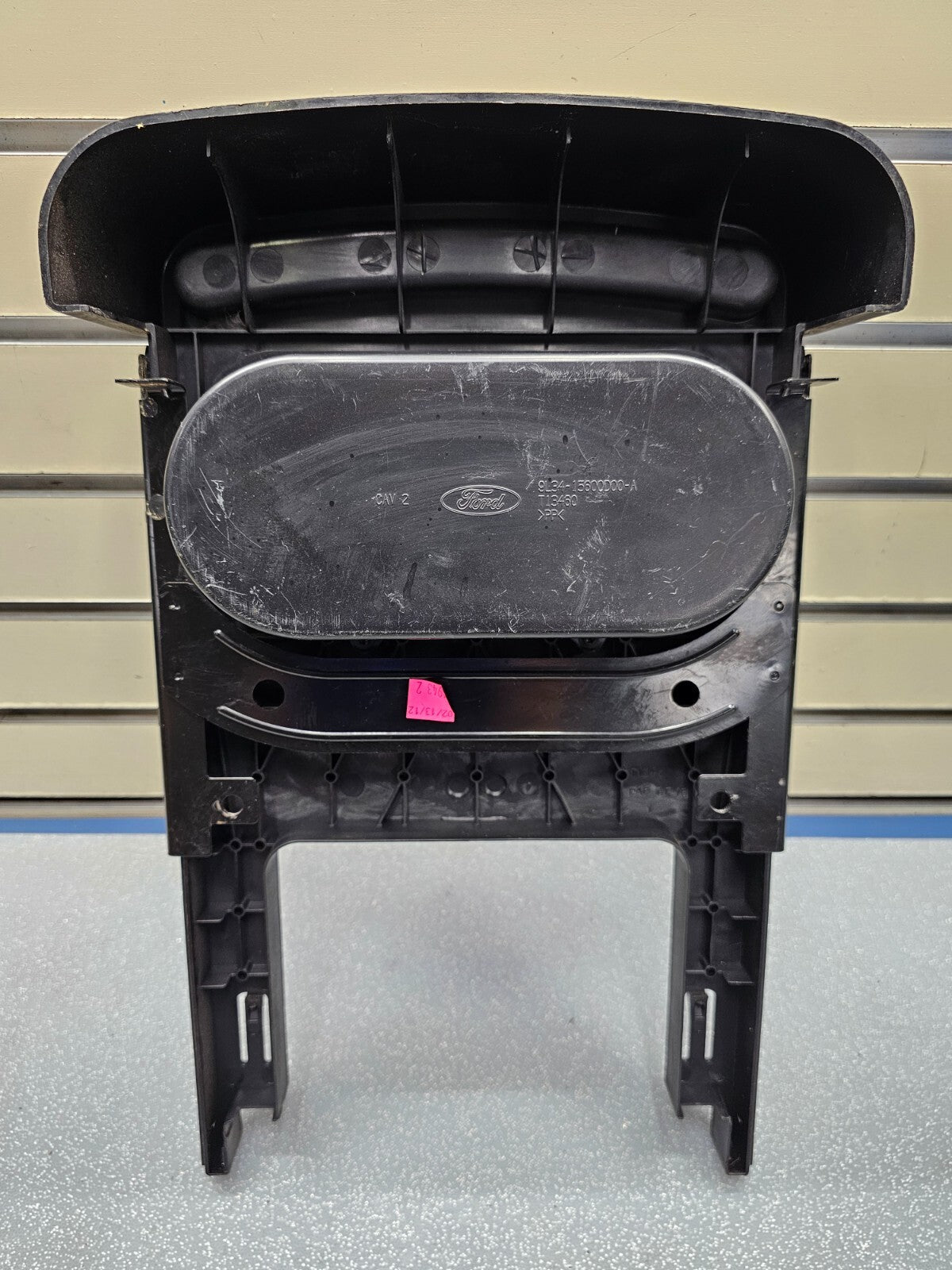09-14 Ford F-150 Under Center Console Jump Seat Armrest Lower Slide OEM