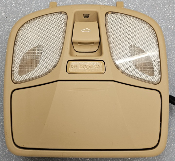 🔥11-14 HYUNDAI SONATA OVERHEAD CONSOLE DOME LIGHT STORAGE SUNROOF STORAGE TAN