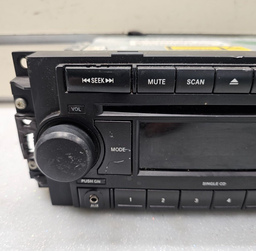 🔥2004-2010 Jeep Dodge Chrysler Front Dash Radio AM FM CD Aux Input OEM