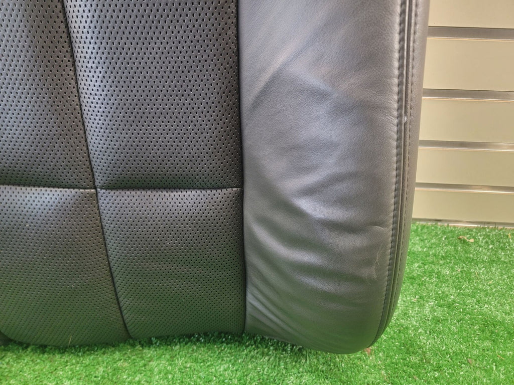 07-14 Lincoln Navigator Black Leather Rear Passenger Bottom Perforate Seat OEM