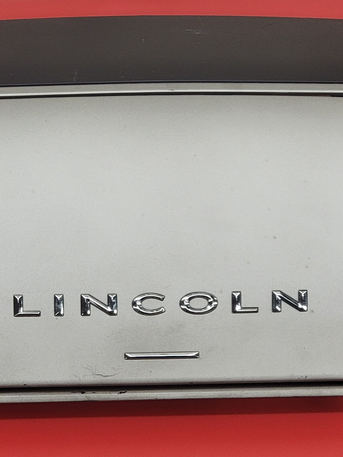 03-05 Lincoln Aviator Radio Navigation Door Dash Trim Bezel Silver Granite B79