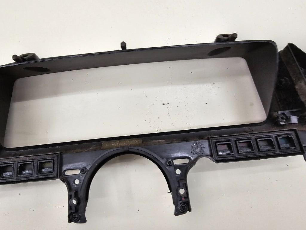 87-91 Ford F150 BRONCO Dash Instrument CLUSTER Bezel Speedo Gauge Trim BLACK C11