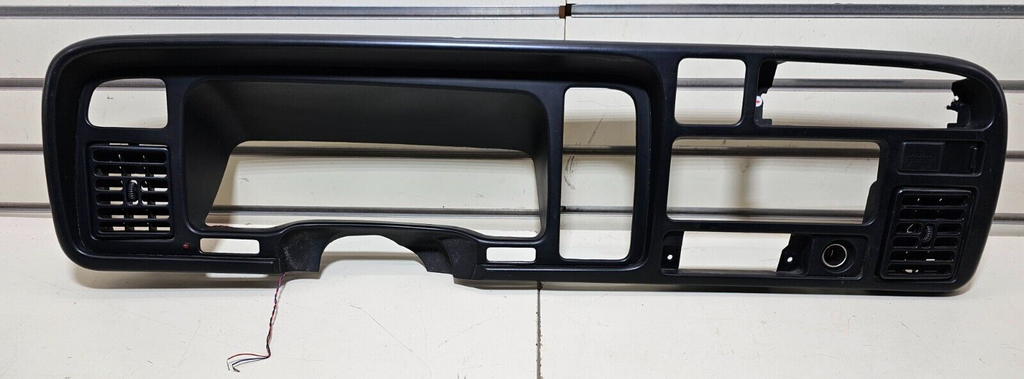 🔥94-97 Dodge Ram Dash Instrument Speedometer Cluster Trim Bezel Panel Black