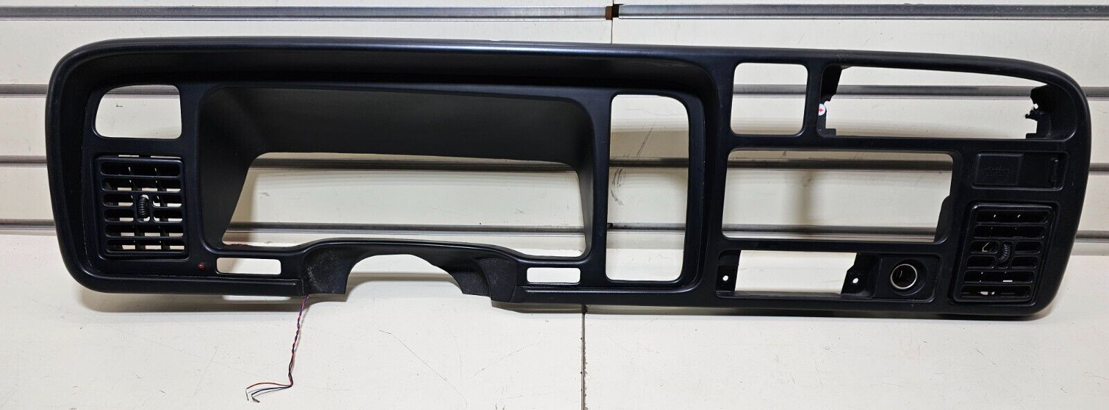 🔥94-97 Dodge Ram Dash Instrument Speedometer Cluster Trim Bezel Panel Black