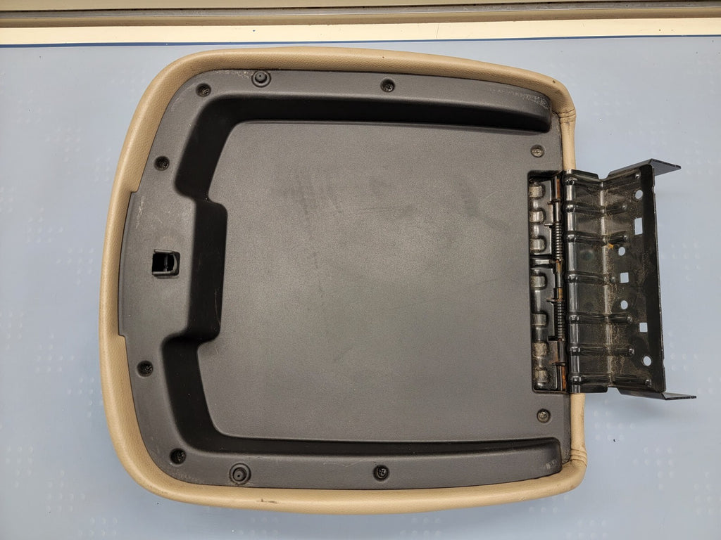 🔥07-13 Chevy Tahoe, Suburban, Yukon Leather Console Lid Armrest Cover TAN JS5