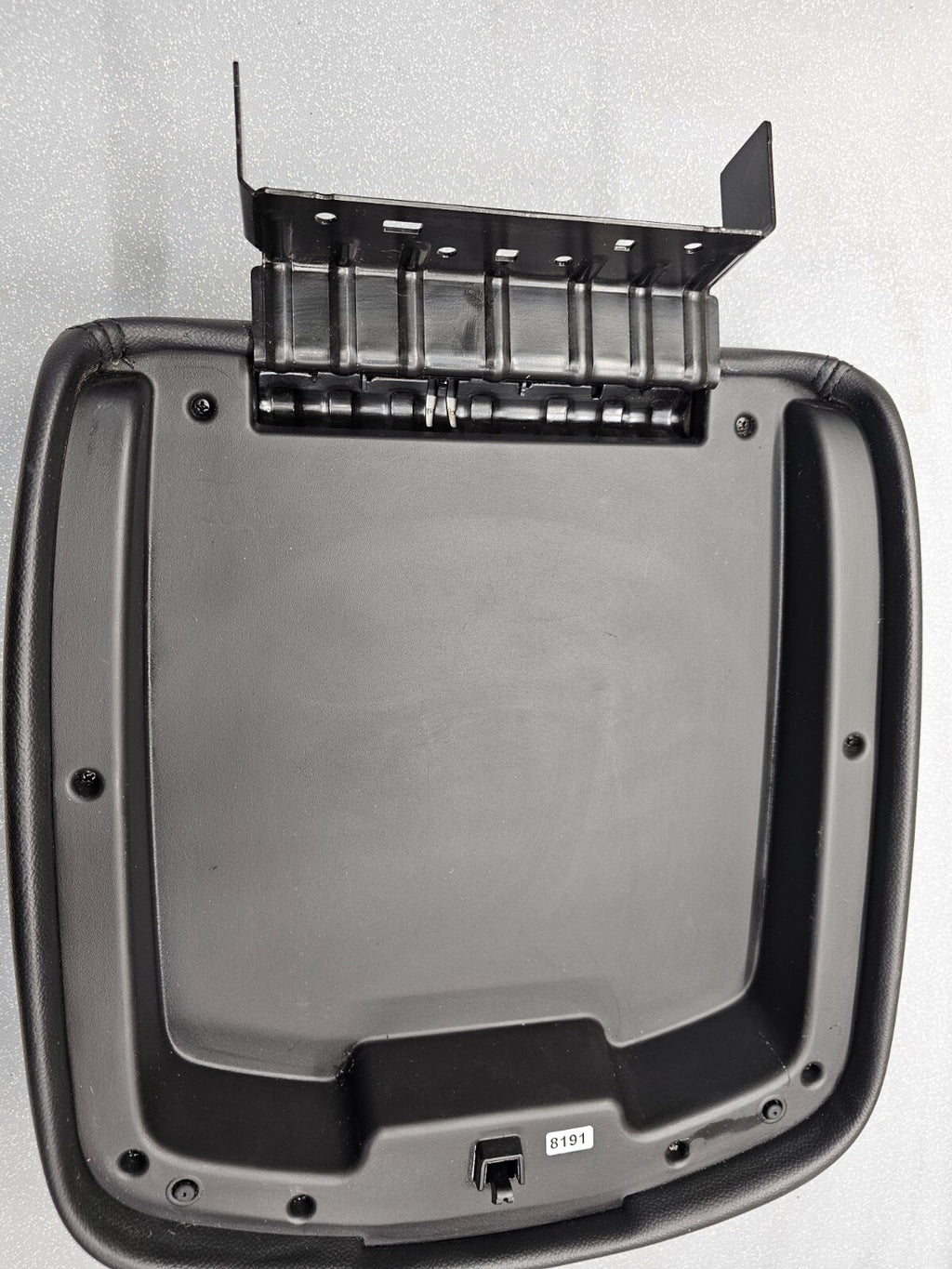 🔥07-13 Tahoe Suburban Yukon Leather Console Lid Armrest Cover Top Pad Black JS5