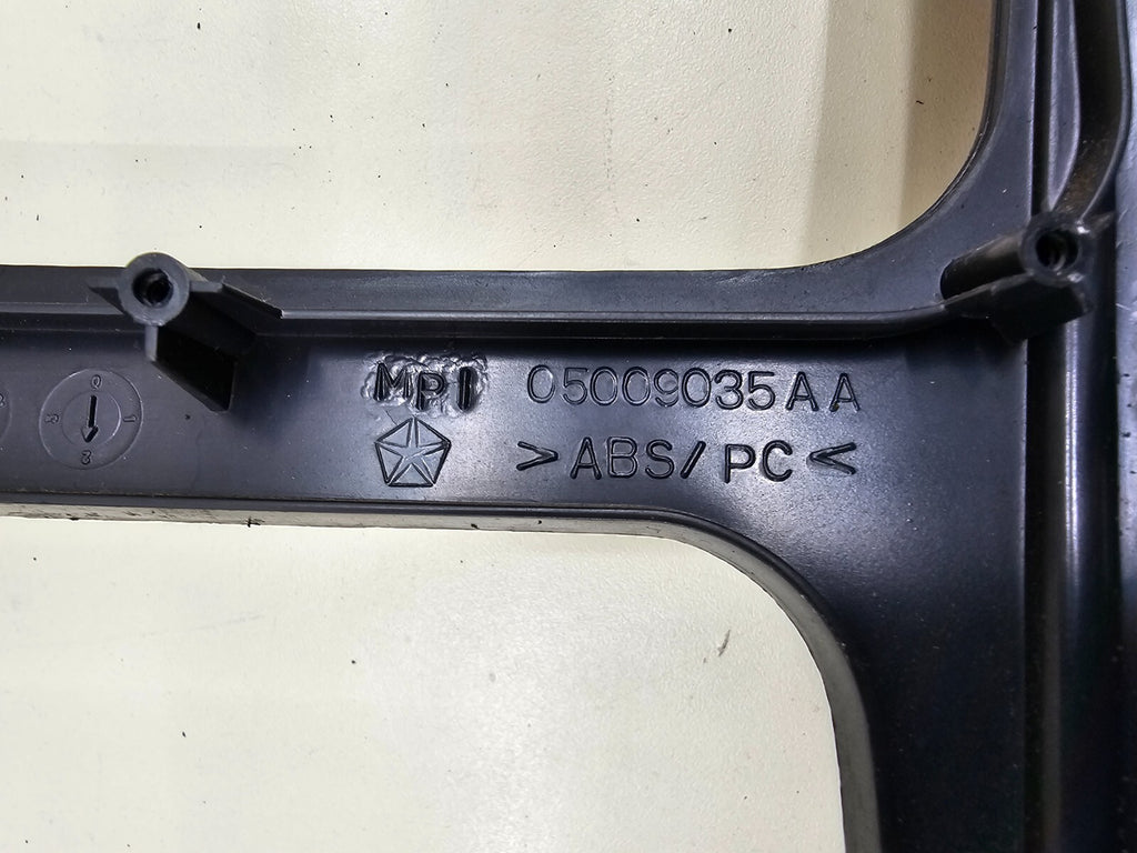 🔥01-07 Dodge Caravan Town & Country Voyager Dash Eadio Climate TRIM Bezel BLACK