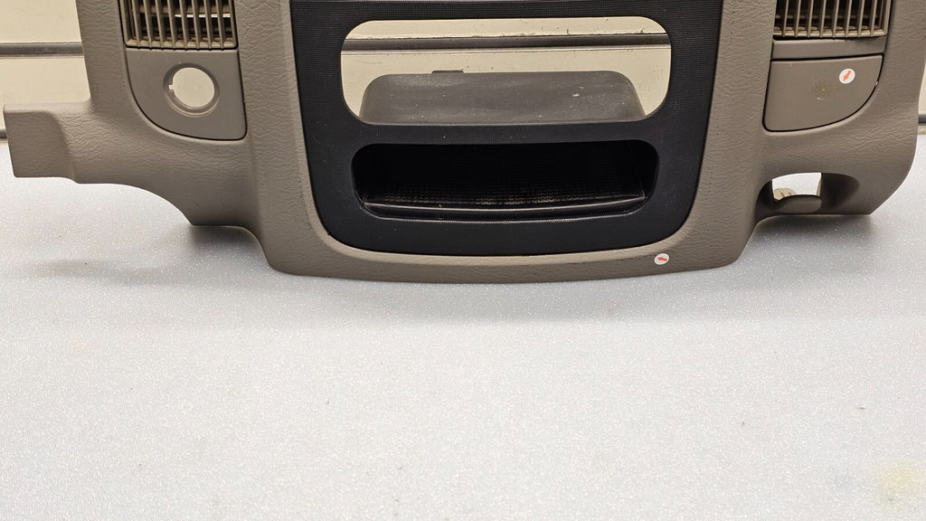 🔥02-05 Dodge RAM Dash RADIO Audio Stereo Bezel Climate Trim Panel Tan/Black B10