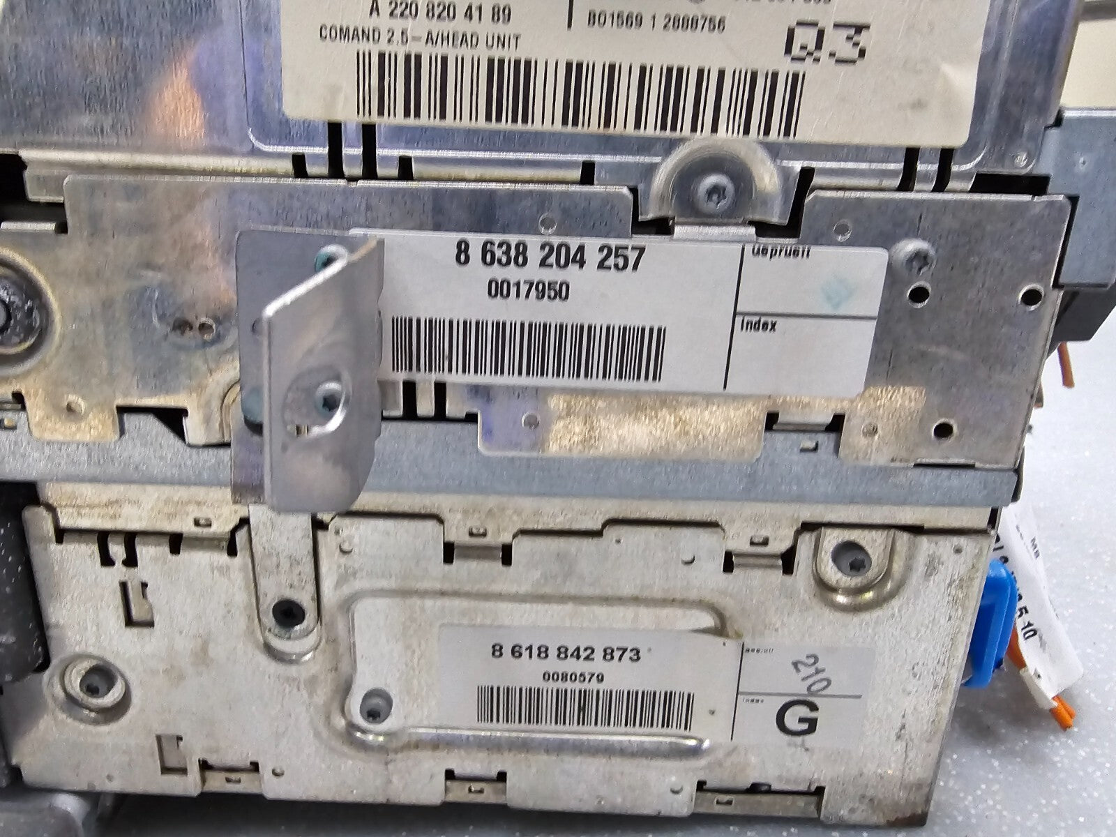 🔥2000-2002 MERCEDES-BENZ S430 AUDIO/NAVIGATION DOUBLE DIN HEAD UNIT ASSY A2537