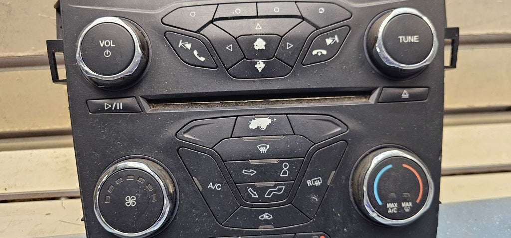 🔥13-16 FORD FUSION AUDIO RADIO CLIMATE CONTROL BEZEL SWITCH PANEL BLACK OEM