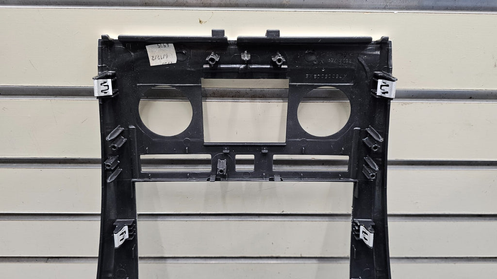 🔥07-12 Acadia  Dash AM FM Radio Stereo Display Bezel Climate Trim Panel Silver