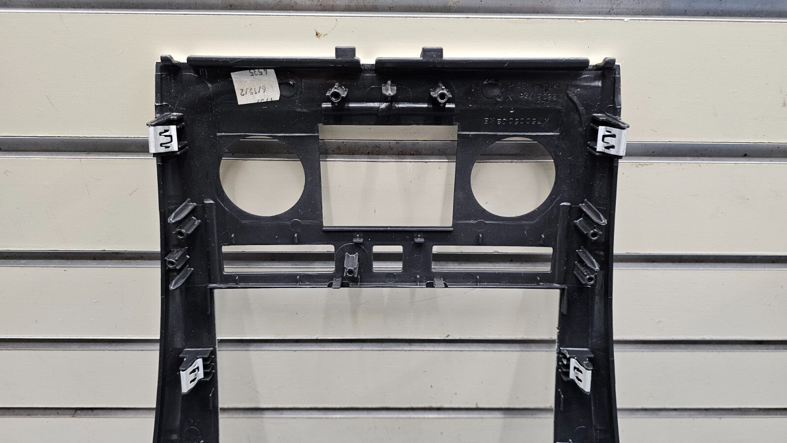 🔥07-12 Acadia  Dash AM FM Radio Stereo Display Bezel Climate Trim Panel Silver